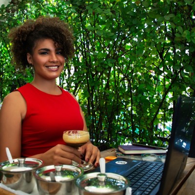 Saymé, founder of Exxodus Consulting, B2B industrial messaging strategist